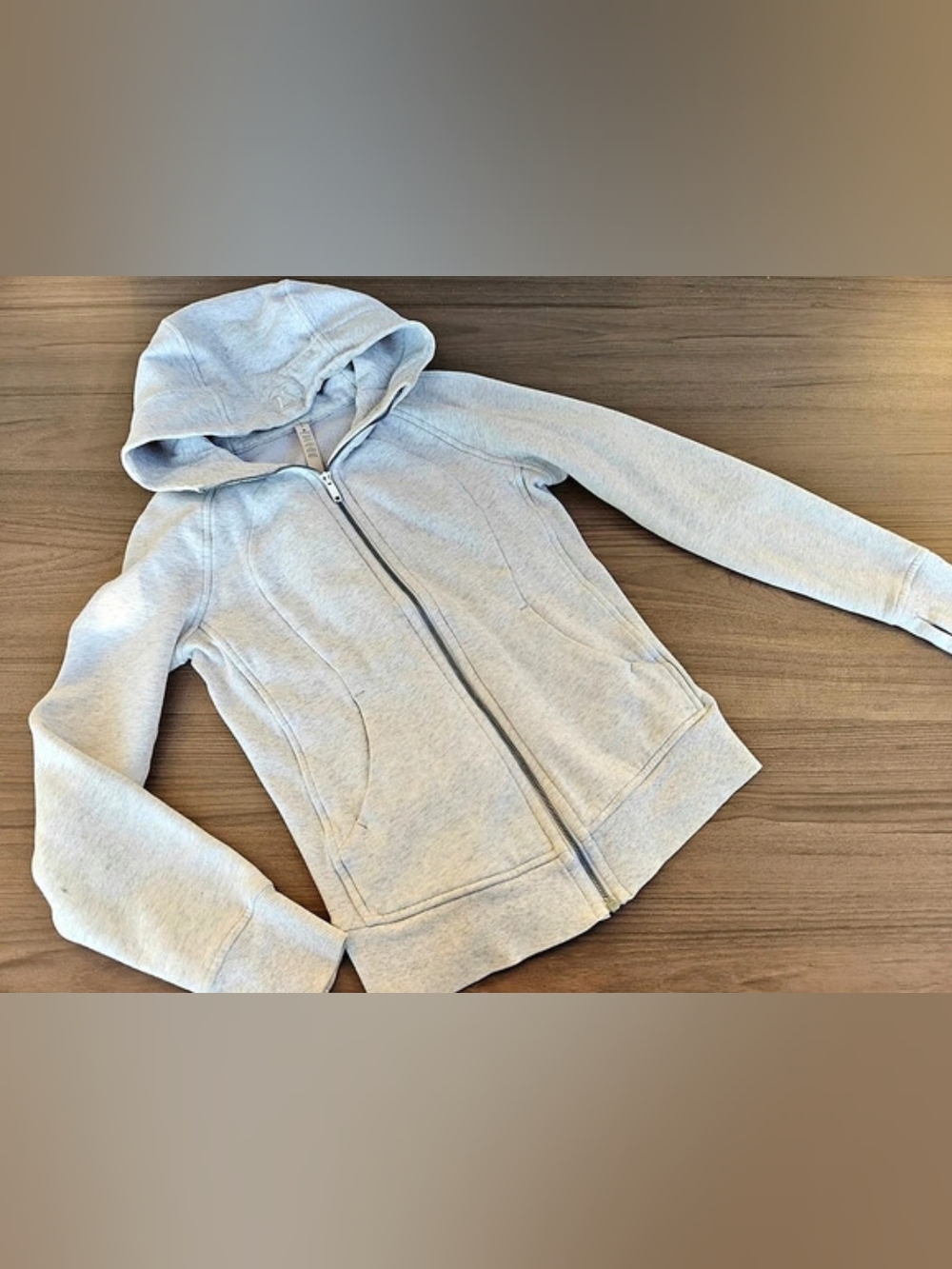 AS IS Lululemon Scuba Full-Zip Hoodie Gray